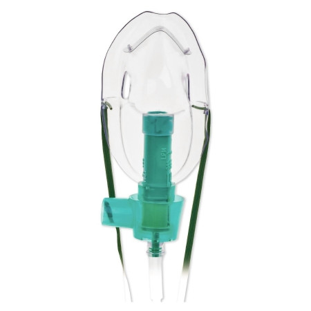Nebulizer with Adult Elongated Mask w/ Swivel Connector & 7' No Crush Tubing with Oxygen Universal Connector