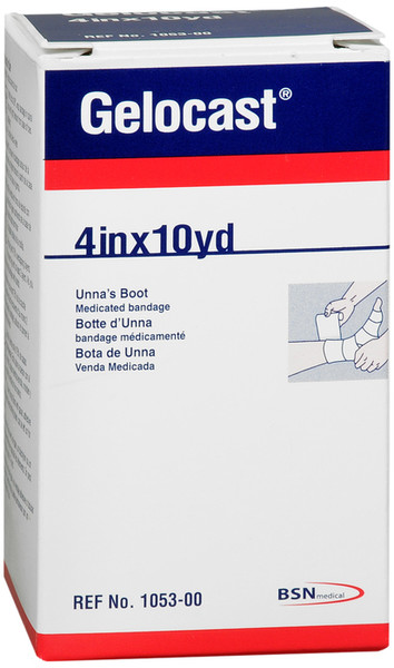 Gelocast Unna's Boot Medicated Bandage 4 in x 10 yd