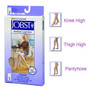 BSN Jobst® Women's Opaque Knee-High 20-30mmHg Compression Stockings, Closed Toe,Small, Natural