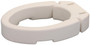 HINGED TOILET SEAT RISER FOR STANDARD STYLE HINGED TOILET SEAT RISER FOR STANDARD STYLE