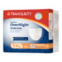 Unisex Adult Absorbent Underwear Tranquility® Premium OverNight™ Pull On with Tear Away Seams 3X-Large Disposable Heavy Absorbency BG/10