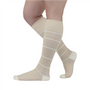 rejuva 15-20 mmHg broad stripe compression socks knee length standard closed toe