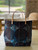 Blue Dot Bucket Bag