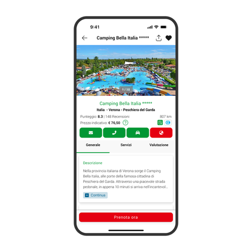 App ACSI Campeggi Europa
