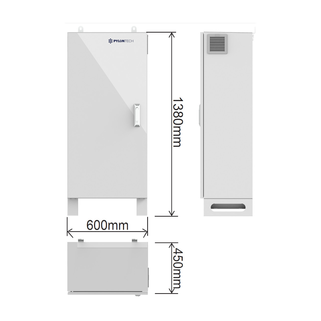 Pylontech - OD1310-5 - Dimensions