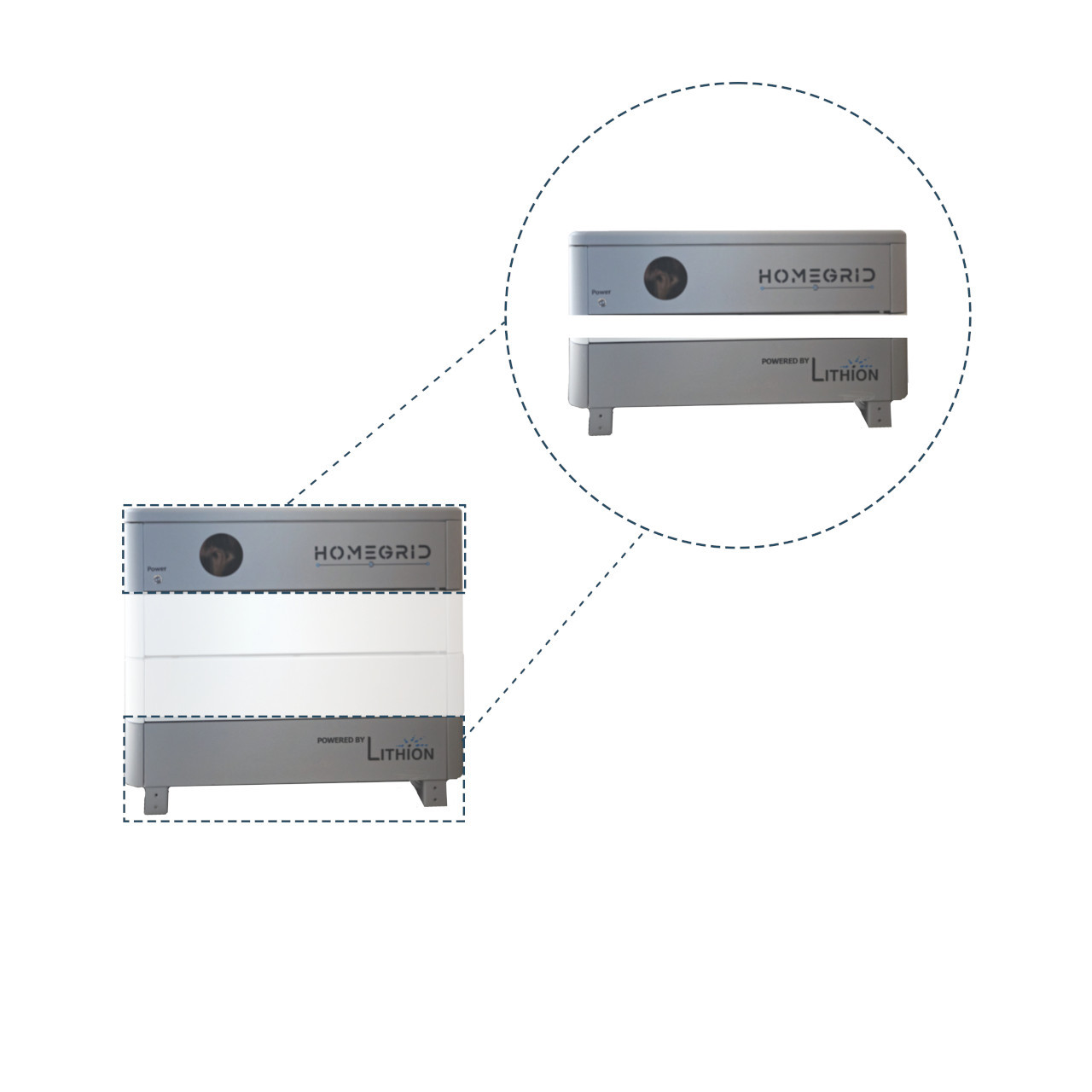 HomeGrid - Stack'd - Base and BMS Module