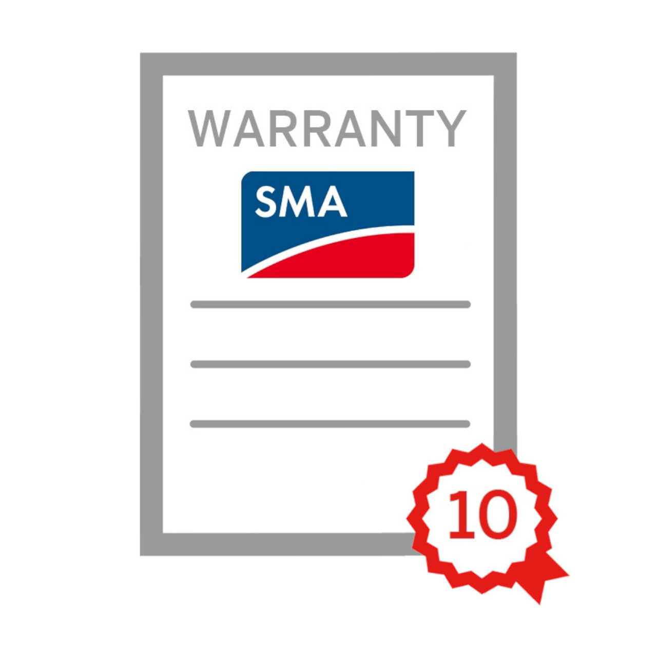 SMA - 10yr Warranty Extension