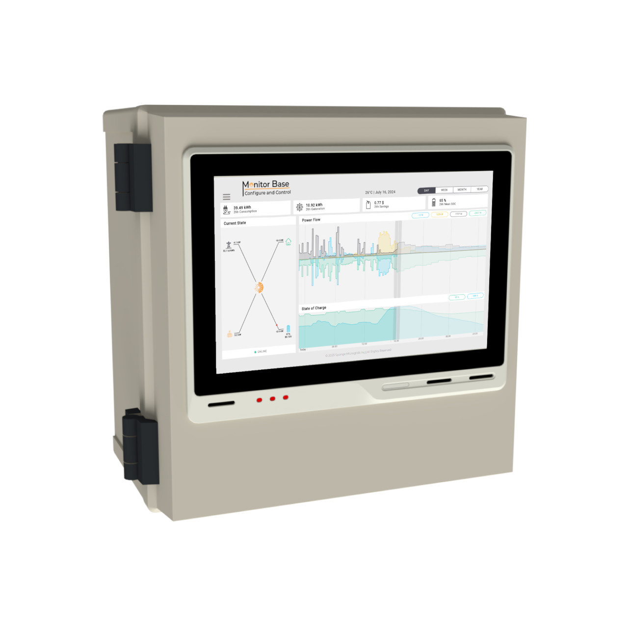 Sponge - Microgrid Controller - EMC Pro+ Cabinet