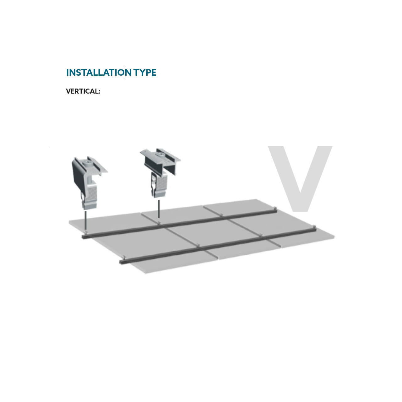 Schletter - Rapid16 Middle Clamp - Install Vertical