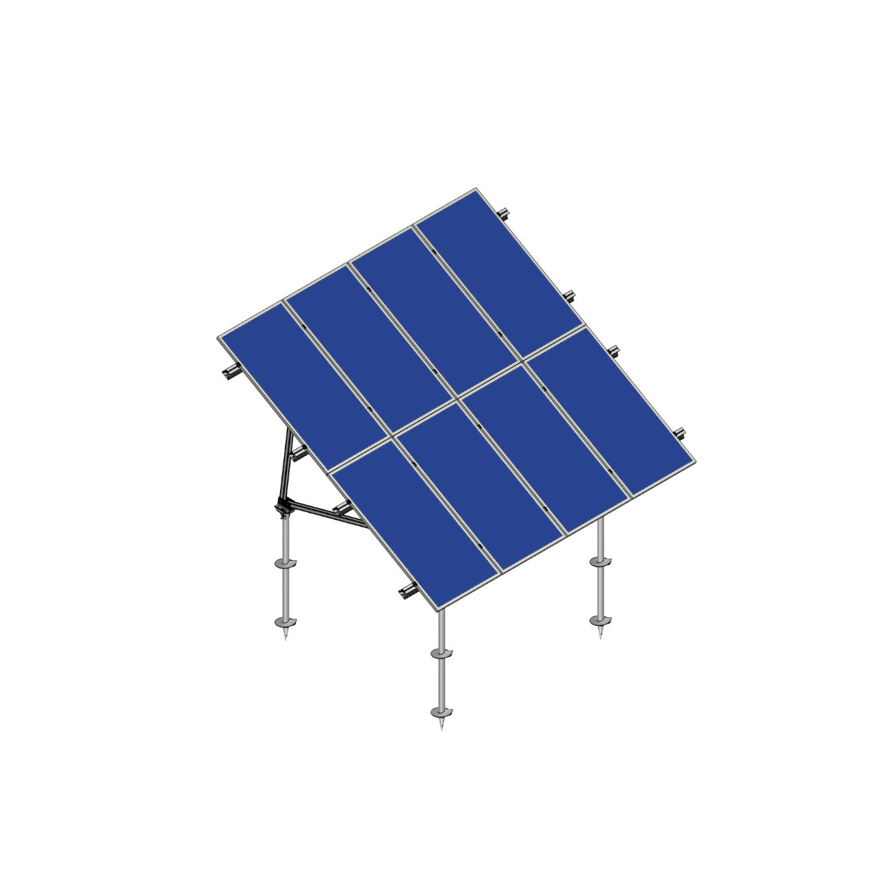 Schletter - PVMax 2Vx6-30deg-Screw-Solid-Panels