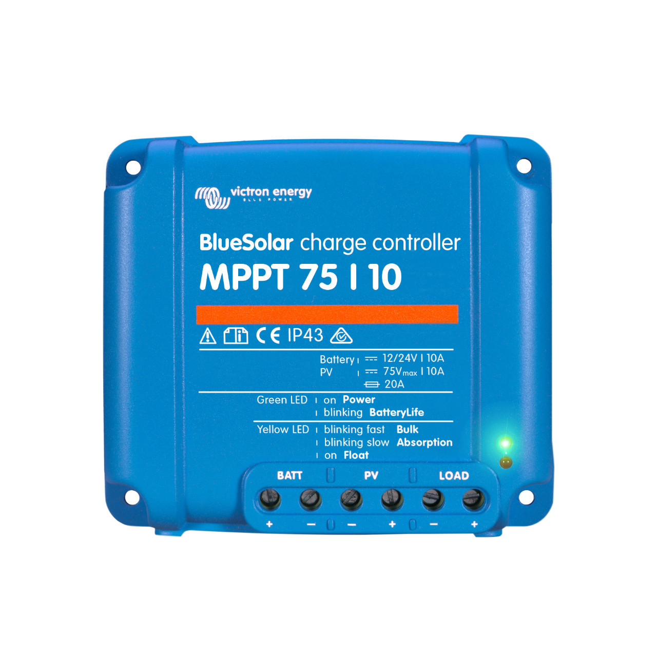 Victron Energy - BlueSolar MPPT 75/10 - Top