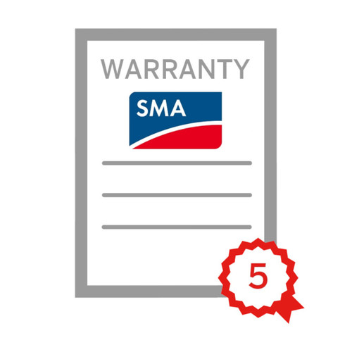 SMA - Up to 3kW 5yr Warranty Extension SMA - Up to 3kW 5yr Warranty Extension