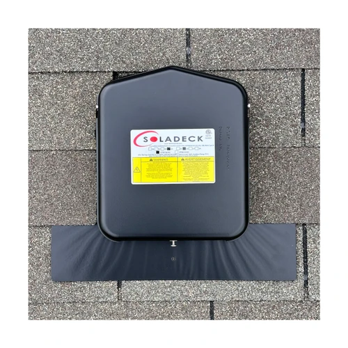 SolaDeck - Flashed Enclosure - 0799 - Installed with Cover