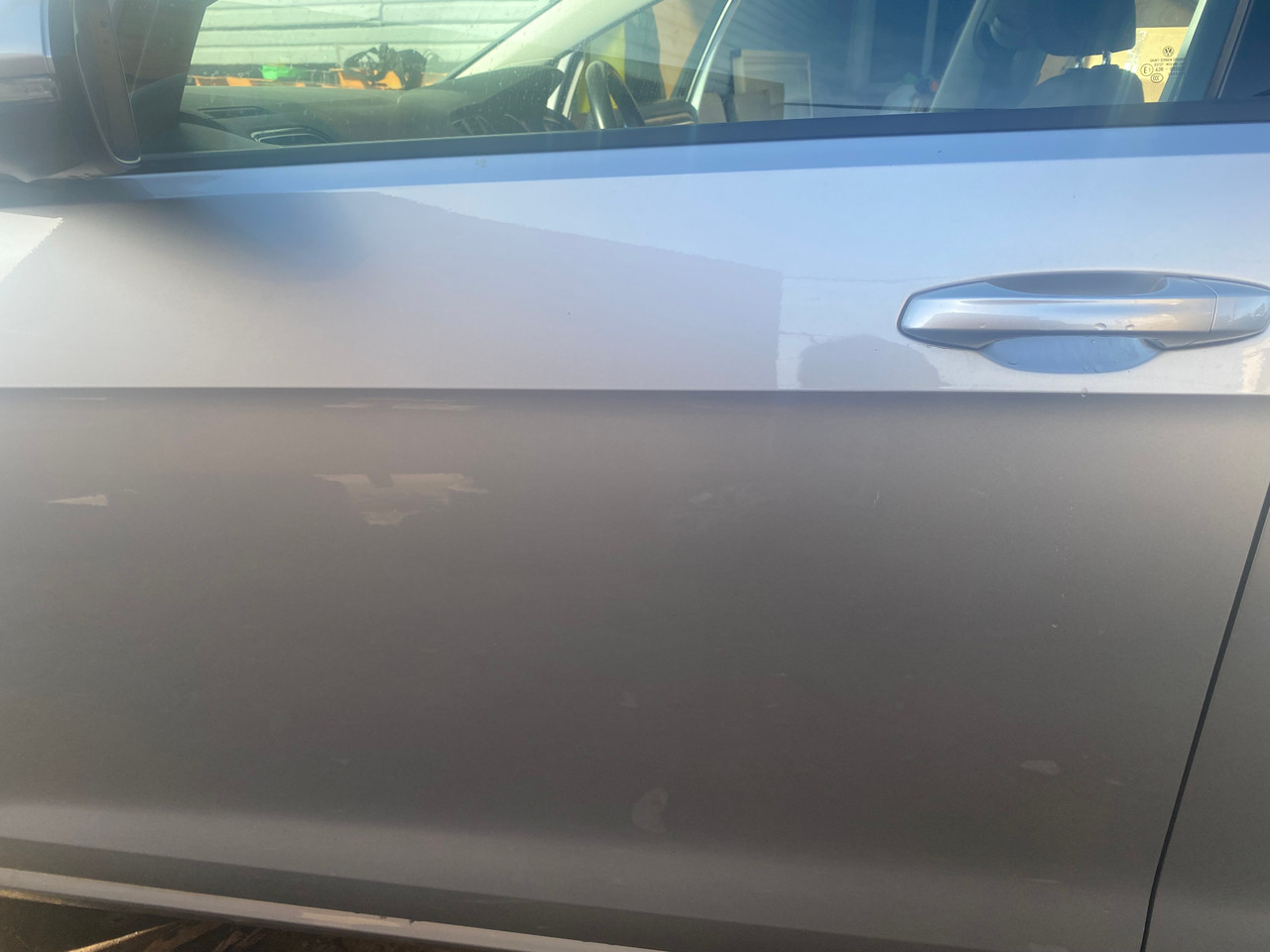 VW GOLF MK7 HATCH USED LHF DOOR SHELL IN SILVER A7W PAINT CODE Parts