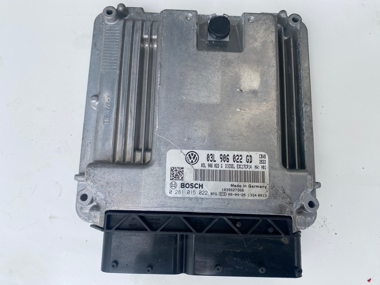 VW EOS 2L TDI CBAA USED ECU 03L 906 022 GD