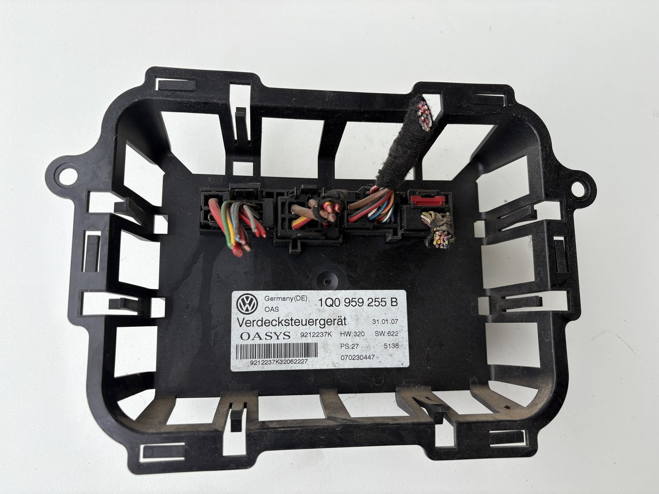 VW EOS 2005-2010 USED CONVERTIBLE ROOF MODULE 1Q0 959 255 B
