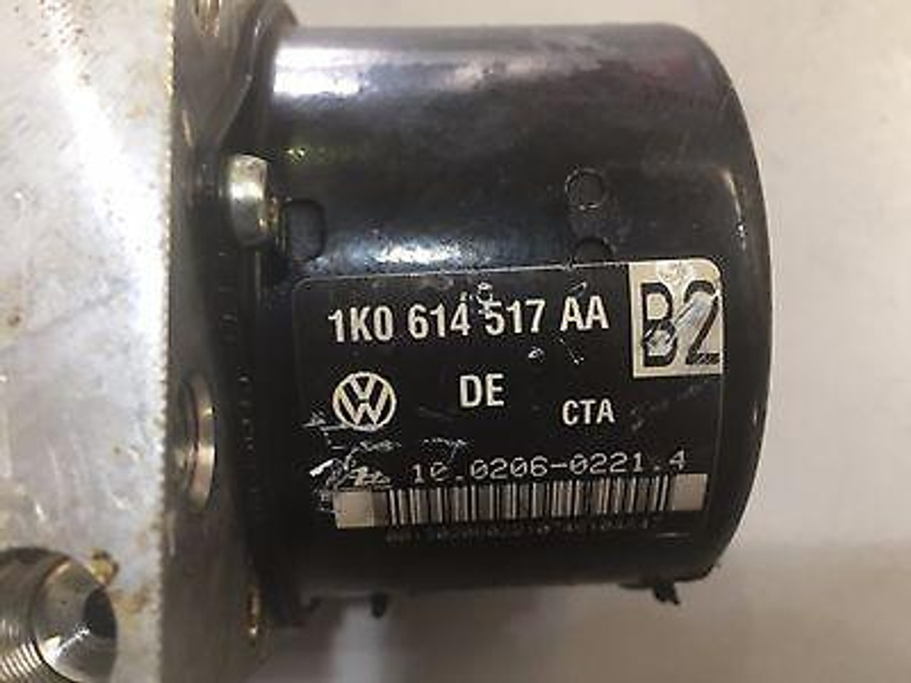 VW GOLF MK5 ABS PUMP USED 1KO 614 517 AA Ate 1KO 907 379 AA Parts 4