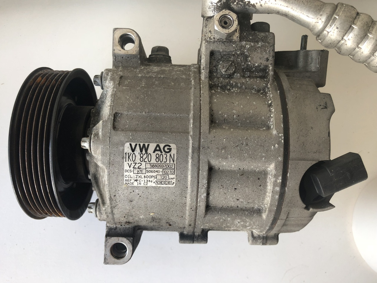 VW GOLF MK5 PETROL MODELS USED AC COMPRESSOR 1KO 820 803 N - Parts 4 ...