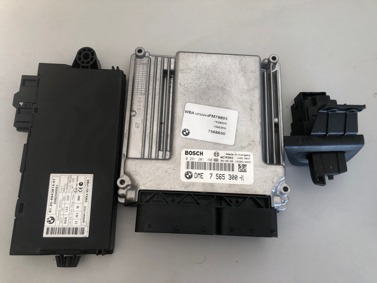 BMW E87 120I USED ENGINE IMOBILIZER EWS KIT DME 7 565 300 - 01 - Parts ...