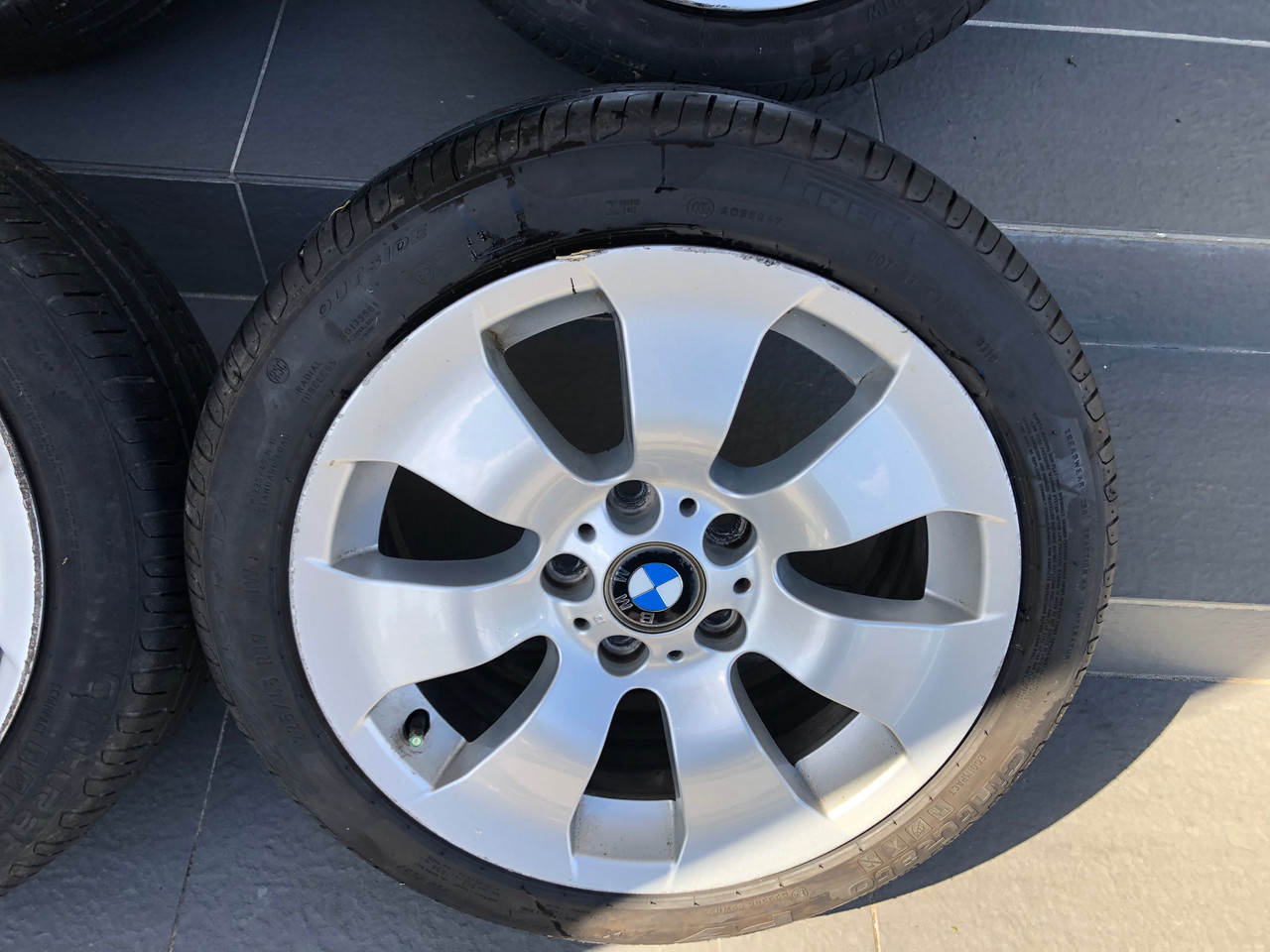 BMW E90 USED 17 INCH MAG WHEELS WITH RUN FLAT TYRES 6 775 596-13 ...