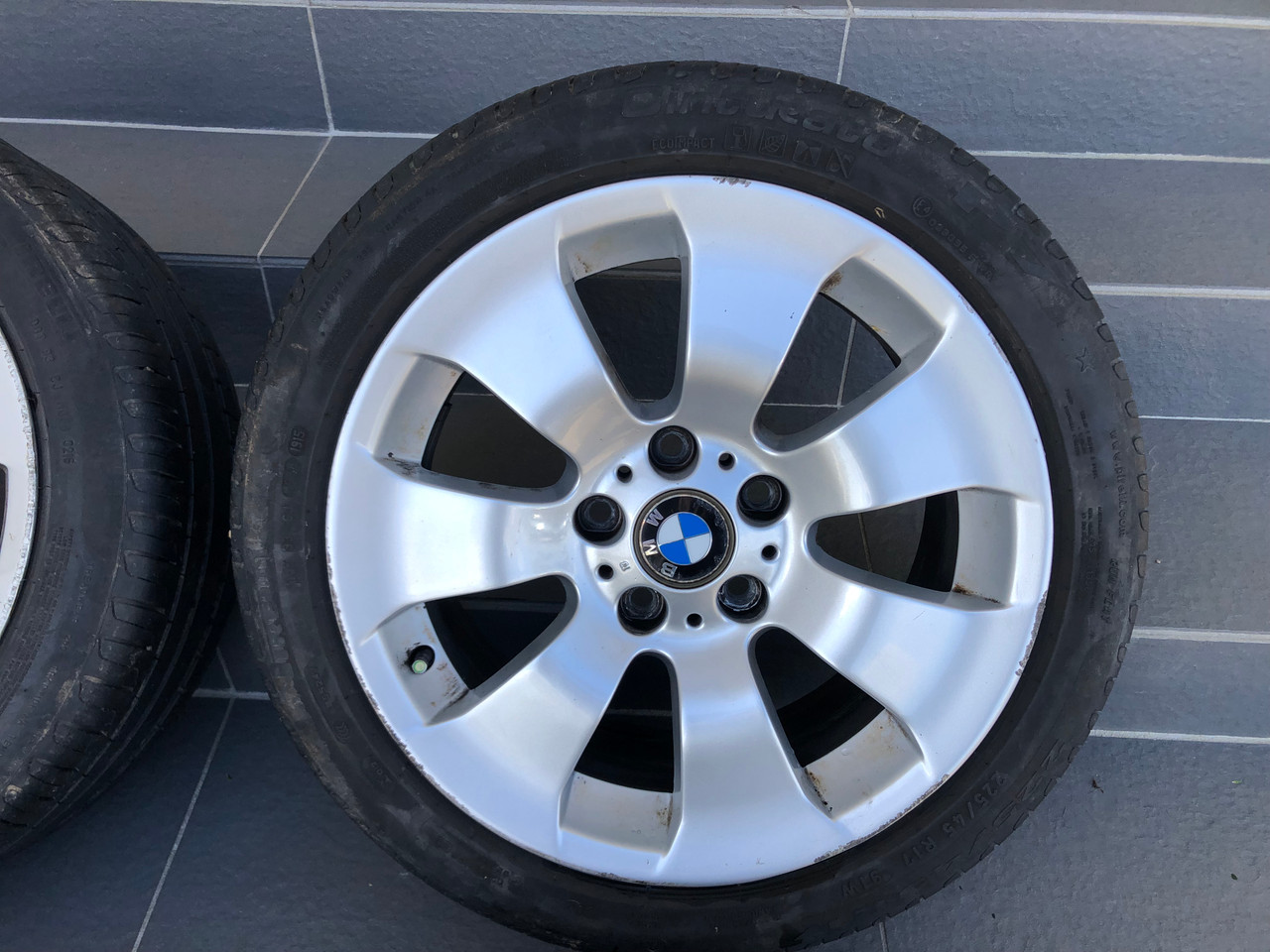 BMW E90 USED 17 INCH MAG WHEELS WITH RUN FLAT TYRES 6 775 596-13 ...