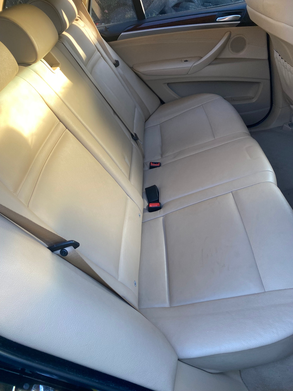 BMW X5 E70 USED REAR SEAT BASE SEAT IN NEVADA BEIGE LUB4 Parts 4