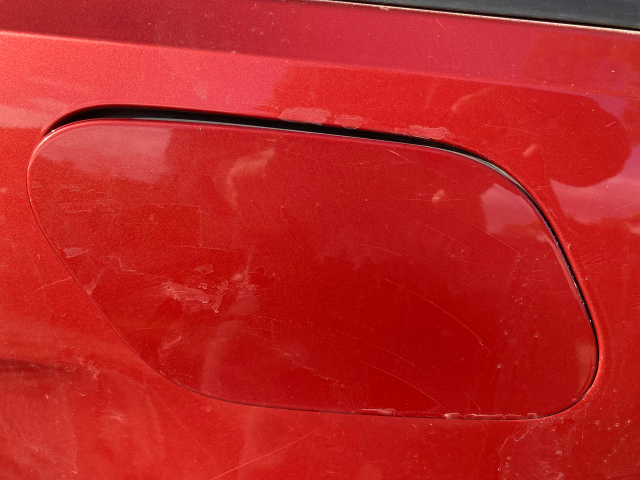 VW GOLF MK7 WAGON USED FUEL FLAP IN SUNSET RED A3X PAINT CODE Parts 4