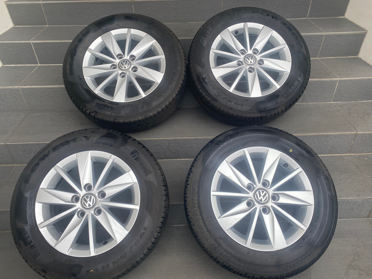 VW GOLF MK7 USED 15 INCH WHEELS AND TYRE 5G0 601 025 AA - Parts 4 ...