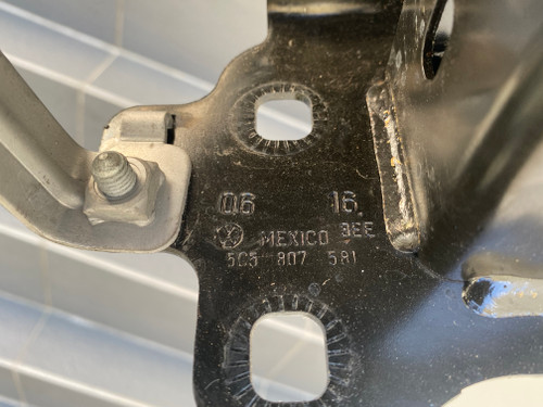 VW BEETLE 2012-2016  USED FRONT BAR REINFORCEMENT 5C5 807 929 