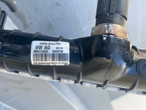 VW POLO 6R LATE USED RADIATOR 6RD 121 253 D