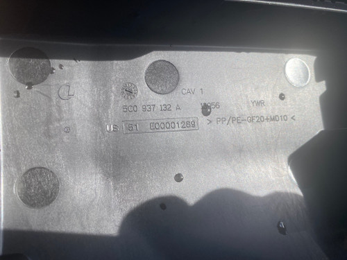 VW BEETLE 2012-2016 USED ECU FUSE COVER 5C0 937 132 A