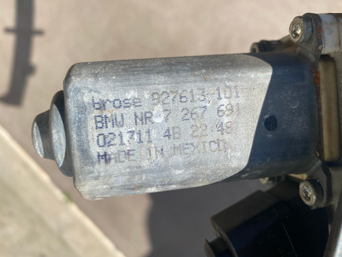 BMW X5 E70 USED LHF WINDOW REGULATOR AND MOTOR 7166379  7 267 601