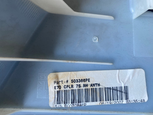 BMW X5 E70 USED RHR C PILLAR TRIM IN BLACK 503366PE