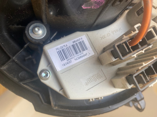 BMW X5 E70 USED HEATER FAN MOTOR AND RESISTOR 990878J