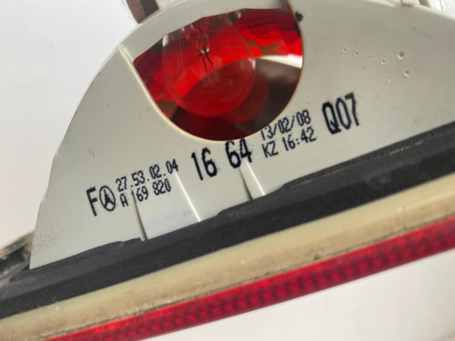 MERCEDES B CLASS W 245 USED RH INNER TAIL LIGHT A 169 820 16 64