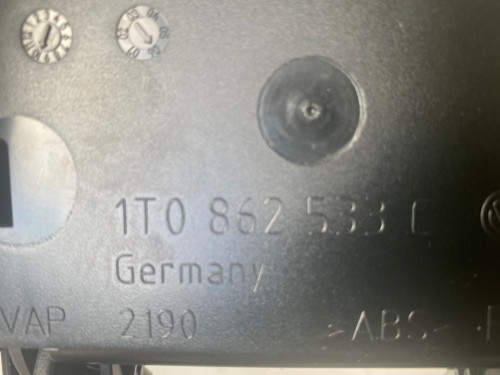 VW CADDY LIFE USED REAR CUP HOLDER 1T0 862 533 C