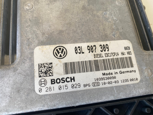 VW PASSAT CC 2010 2L TDI USED ENGINE ECU 03L 907 309 
