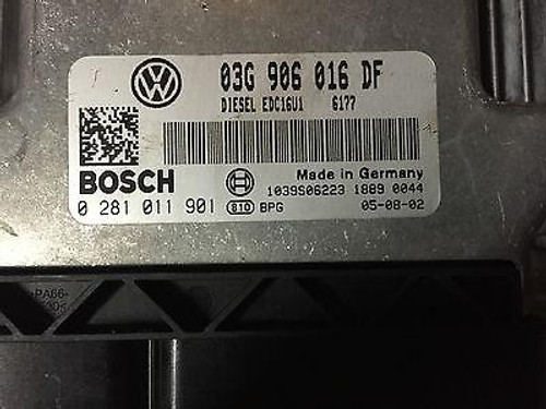 VW GOLF MK5 1.9 TDI USED ENGINE COMPUTER BOX ecu 03G906016DF