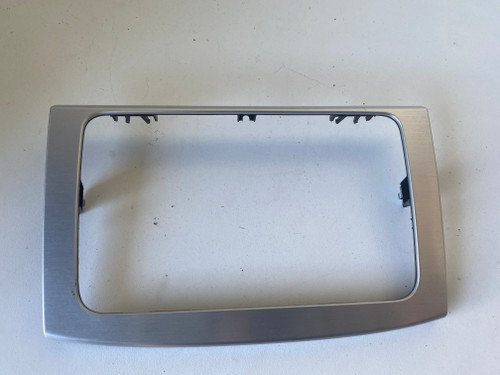 VW PASSAT 3C USED RADIO SURROUND IN BRUSHED ALLOY 3C0 858 069