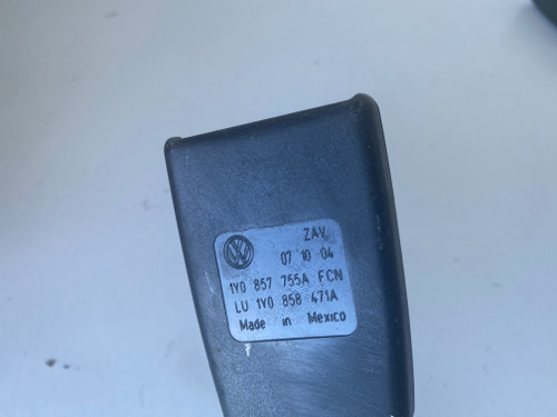 VW BEETLE USED LHF SEAT BUCKLE 1Y2 858 471 AFCN