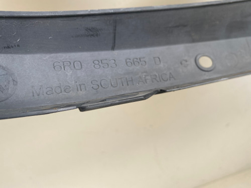 VW POLO 6R USED LHF LOWER BAR GRILLE FOGLIGHT SURROUND 6R0 853 665 D