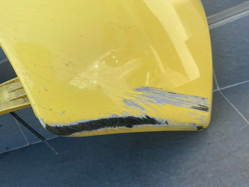 VOLKSWAGEN BEETLE 1998-2005 USED FRONT BAR COVER IN YELLOW B1B PAINT CODE