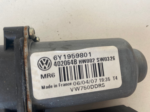 VW TRANSPORTER T5 EARLY USED RHF WINDOW MOTOR 6Y1 959 801