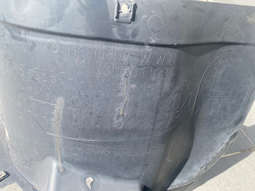 VW GOLF MK6 USED LHF LOWER GUARD LINER 5K0 805 911 C /D / E