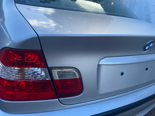 BMW E46 SEDAN 2001-2004 USED BOOT LID SHELL IN SILVER  TITANSILBER METALLIC (354)