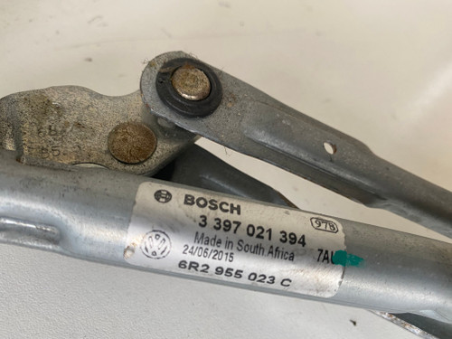 VW POLO 6R USED WINDSCREEN WIPER LINKAGES 6R2 955 023 C