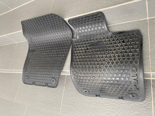 VW POLO 6R USED FRONT RUBBER MATS 6R2 061 501 