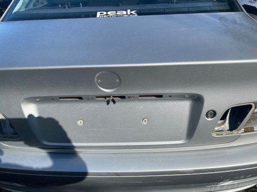 BMW E46 COUPE EARLY USED BOOT SHELL IN TITAN SILVER 354