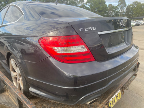 MERCEDES W204 COUPE USED REAR BUMPER IN BLACK