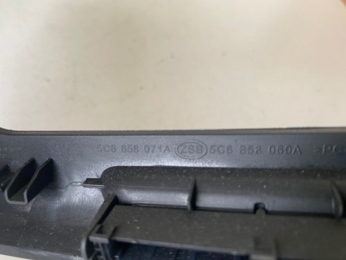 VW JETTA 2011 ON USED RADIO AC SURROUND PANEL 5C6 858 071 A